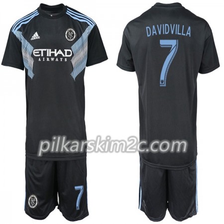 Koszulka New York City DAVIDVILLA 7 Dziecięca Precz 2018-2019 - Koszulki Piłkarskie